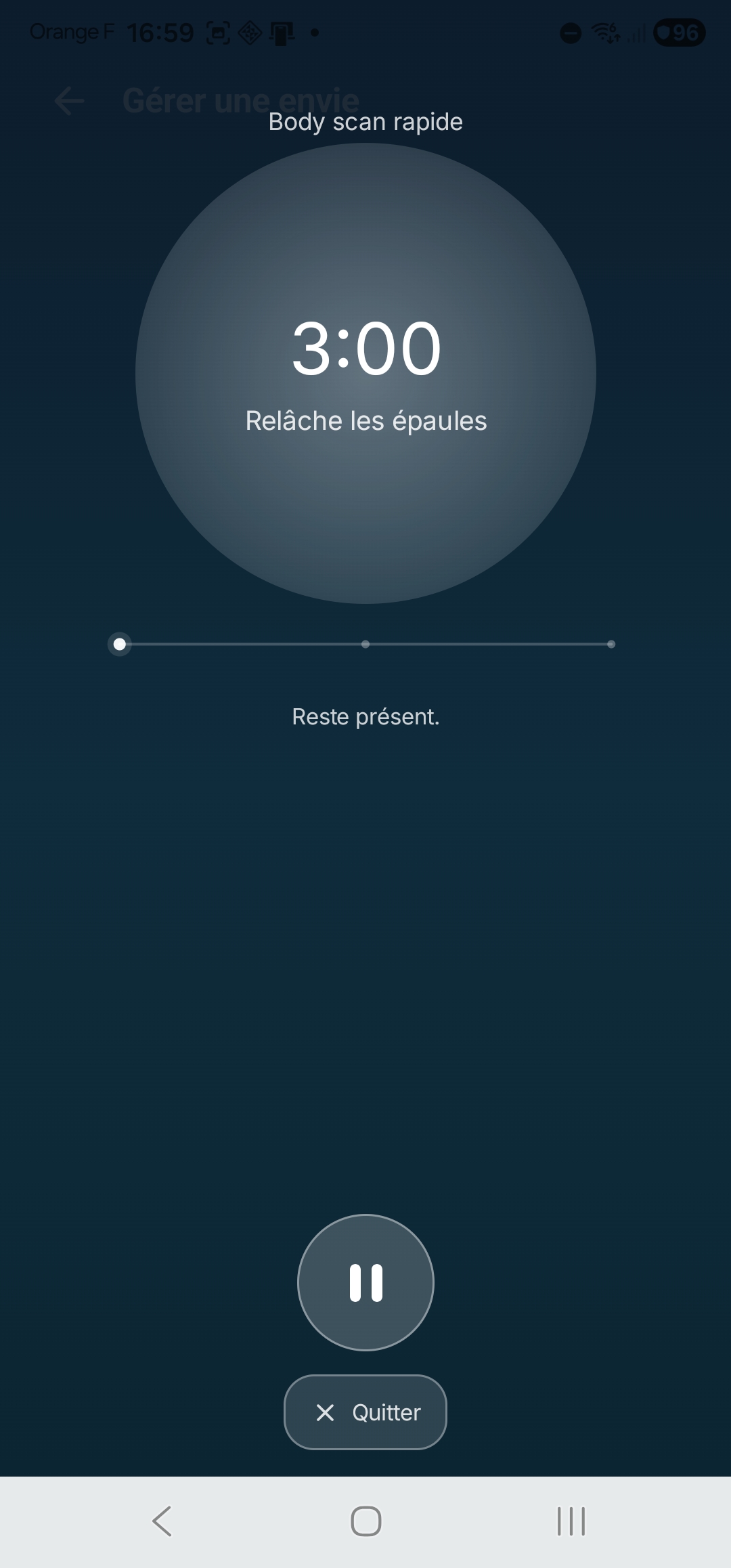 Outils NewBreath pour passer une envie de fumer